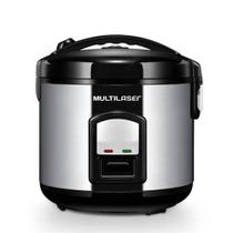 Panela de ARROZ Gourmet 220V 700W ACO INOX Capacidade de 10 Xicaras Multilaser - CE06 Panela de ARROZ Gourmet 220V 700W ACO INOX Capacidade de 10 Xicaras Multilaser - CE06