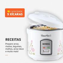 Panela de Arroz Mondial Bianca Rice 5 Npe-05-5x Panela de Arroz Mondial Bianca Rice 5 Npe-05-5x