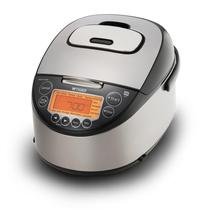 Panela de arroz Tiger JKT-D IH 5,5 xícaras 120V prata e preto