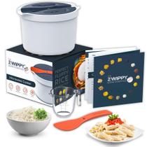 Panela de Arroz, Vaporizador e Panela de Macarrão Zwippy para Microondas