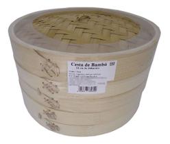 Panela De Bambú Para Cozimento À Vapor Diam. 24cm