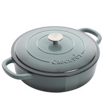 Panela de barro Braiser Crock-Pot Ferro fundido esmaltado artesanal 5L Panela de barro Braiser Crock-Pot Ferro fundido esmaltado artesanal 5L