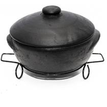 Panela De Barro Capixaba 5L Com Suporte Panela De Barro Capixaba 5L Com Suporte
