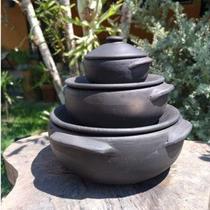 Panela de Barro Capixaba P , M e G (1 Litro , 2 Litros , 5 Litros ) + 2 cumbucas Panela de Barro Capixaba P , M e G (1 Litro , 2 Litros , 5 Litros ) + 2 cumbucas