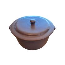 Panela de barro marrom terra tam m Panela de barro marrom terra tam m