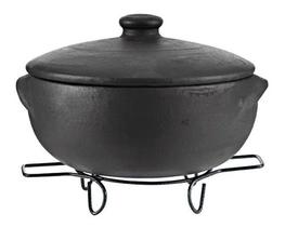 Panela de Barro Preto Nº0 Self Service 1,5 Litro Capixaba - GOGUPO