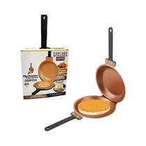 Panela De Cerâmica Antiaderente Dobrável Dupla Face Para Panquecas, Pães E Ovos - Utensílio De