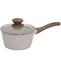 Panela De Cerâmica Antiaderente Marmol De Indução 16 Cm