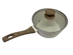 Panela De Ceramica Antiaderente Marmol De Inducao 16 Cm