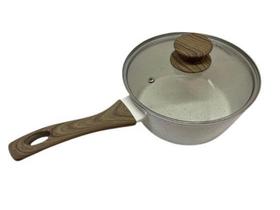 Panela de Cerâmica Antiaderente Marmol de Indução 20 cm - Mimo Style Panela de Cerâmica Antiaderente Marmol de Indução 20 cm - Mimo Style