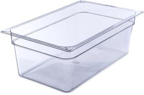 Panela de comida Carlisle FoodService StorPlus tamanho completo 8L transparente