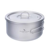 Panela de cozinha Boundless Voyage Titanium 1000mL para acampar
