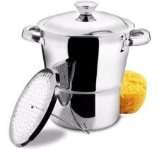 Panela De Cuscuz - Cuscuzeira Em Aço Inox Fogão