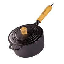 Panela de Ferro Caçarola 24 cm 4,1 L Com Cabo de Madeira - Fundição Santana Panela de Ferro Caçarola 24 cm 4,1 L Com Cabo de Madeira - Fundição Santana