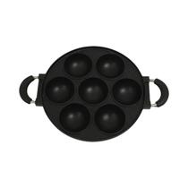 Panela De Ferro Fundido Antiaderente Com 7 Cavidades Para Omelete, Cozedor De Ovos, Molde De Bolo
