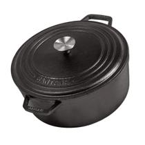 Panela De Ferro Fundido Caçarola NEO Com Alça e Tampa De Ferro 4,6L N 26 Santana Panela De Ferro Fundido Caçarola NEO Com Alça e Tampa De Ferro 4,6L N 26 Santana
