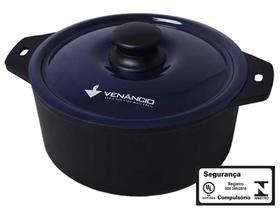 Panela de Ferro Fundido Tampa Azul 160x82 Met. Venâncio