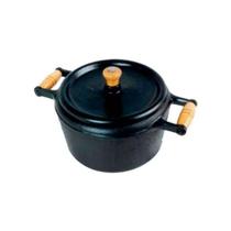 Panela de Ferro Modelo Pressão 2 Alças de Madeira 6L Panela de Ferro Modelo Pressão 2 Alças de Madeira 6L