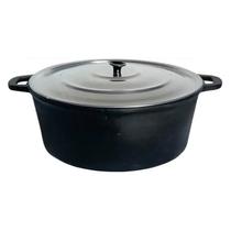Panela de ferro N35 com tampa de alumínio Panela de ferro N35 com tampa de alumínio