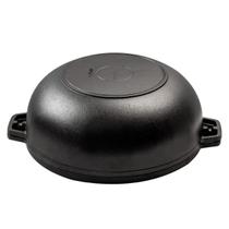 Panela De Ferro Para Pão Caçarola Duo Multiuso Forno Holandês