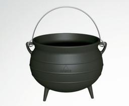 Panela de Ferro Tripé 8L Sem Tampa Cozinha Brasileira