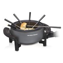 Panela de fondue elétrica Hamilton Beach 3L com controle de temperatura Panela de fondue elétrica Hamilton Beach 3L com controle de temperatura