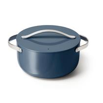 Panela de forno holandesa Alcaraway, cerâmica antiaderente, 6,5 L com tampa azul marinho Panela de forno holandesa Alcaraway, cerâmica antiaderente, 6,5 L com tampa azul marinho