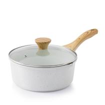 Panela de indução antiaderente de cerâmica branca SENSARTE 3.0L