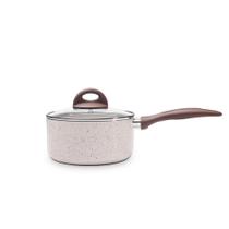 Panela de Indução com Tampa Ø 16 cm 1,25 L Ceramic Life Vanilla - Brinox