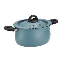 Panela de macarrão Bialetti Taste of Italy antiaderente de 5,5 L com peneira