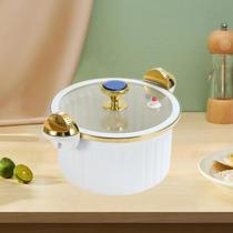 Panela de micro pressão esmaltada 12l, panela de sopa antiaderente a vácuo , panela de sopa multifuncional