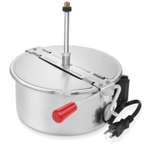Panela de Pipoca OLDE MIDWAY de Aço Inoxidável 12 Onças 120V Panela de Pipoca OLDE MIDWAY de Aço Inoxidável 12 Onças 120V