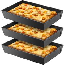 Panela de pizza RimCereal Detroit Style 25,5 x 35,5 x 6 cm 3 unidades
