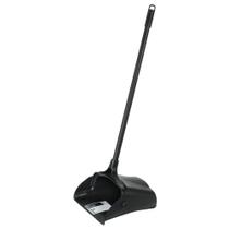 Panela de poeira Rubbermaid Commercial Lobby Pro vertical preta