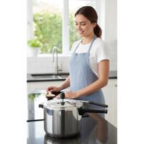 Panela de Pressão 10L Alumínio Grosso Fogão Gás Segurança