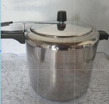 Panela de Pressão 10L Extra Forte Alumínio Resistente Polida