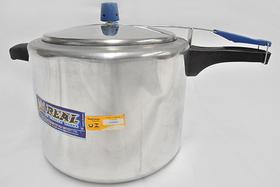 Panela de Pressao 10L Fechamento Interno Polida Aluminio Real