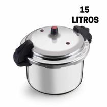 Panela de Pressão 15L Alumínio Nacional Externa Panela de Pressão 15L Alumínio Nacional Externa