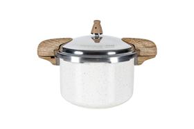 Panela de pressão 2 alças Vanilla 5,4L cerâmica indução - Brinox