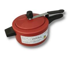 Panela de Pressão 2 Litros Antiaderente de Alumínio Cabo Reforçado Resistente Pequena Selo Inmetro