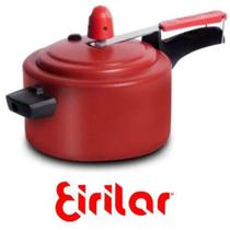 Panela de Pressão 2 Litros Pequena Teflon Vermelha - EIRILAR