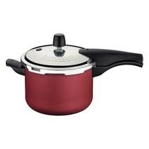 Panela de pressao 20cm 4,5l vancouver vermelho - aluminio com revestimento antiaderente