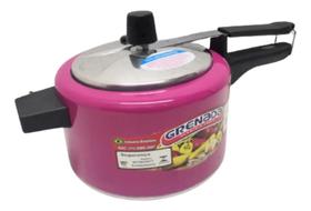 Panela De Pressão 2,5 Litros Grenada Pequena De Alumínio Pink Panela De Pressão 2,5 Litros Grenada Pequena De Alumínio Pink