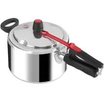 Panela De Pressão 3 Litros Clock Original+ Em Alumínio Polido Fechamento Interno Panela De Pressão 3 Litros Clock Original+ Em Alumínio Polido Fechamento Interno