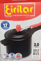 Panela de pressão 3 litros fechamento interno cor preta marca: eirilar. Panela de pressão 3 litros fechamento interno cor preta marca: eirilar.