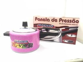 Panela De Pressão 3 Litros Rosa Rosa