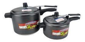 Panela De Pressão 4.5 L E 2.5 L Preto Craqueado Panela De Pressão 4.5 L E 2.5 L Preto Craqueado
