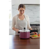 Panela de Pressão 4.5L Fechamento Externo Cor Cereja Segura
