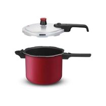 Panela De Pressao 4.5L Vermelha Rochedo Panela De Pressao 4.5L Vermelha Rochedo