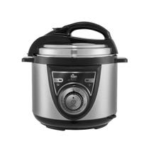 Panela de Pressão 4 Litros Mecânica Aço Inox Antiaderente 800w Função Aquecer Kian